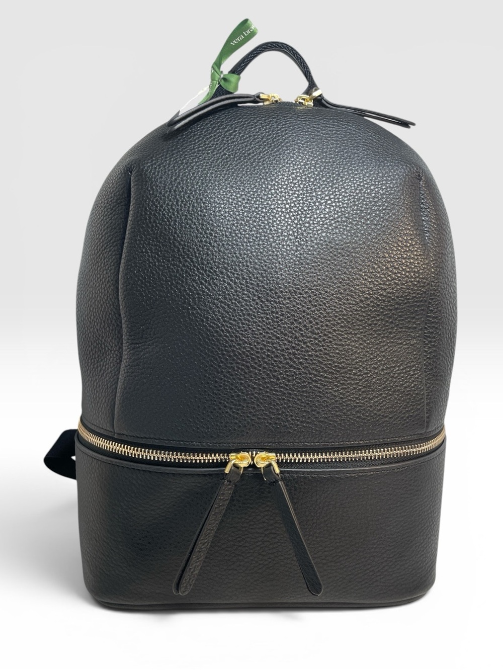 New Vera Bradley Small Chancery Backpack Moonless Night Genuine Leather NWT